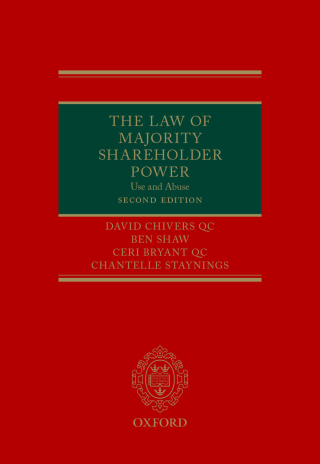 Imagen de portada: The Law of Majority Shareholder Power 2nd edition 9780191089619