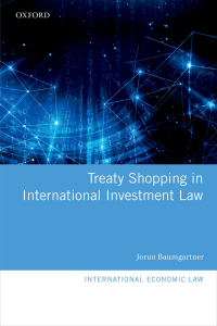 Cover image: Treaty Shopping in International Investment Law 9780198787112