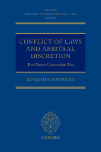 Omslagafbeelding: Conflict of Laws and Arbitral Discretion 9780191091322