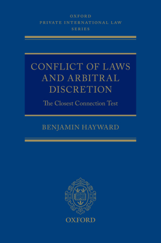 Imagen de portada: Conflict of Laws and Arbitral Discretion 9780198787440