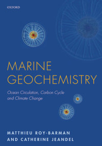 Omslagafbeelding: Marine Geochemistry 9780191091414