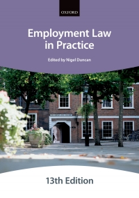 Imagen de portada: Employment Law in Practice 13th edition 9780198787730