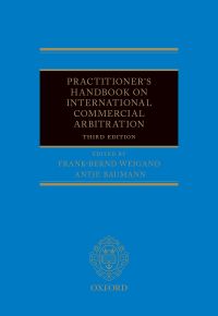 Cover image: Practitioner's Handbook on International Commercial Arbitration 3rd edition 9780198784807