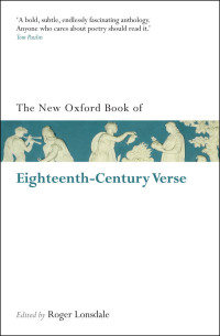 Cover image: The New Oxford Book of Eighteenth-Century Verse 1st edition 9780199560721