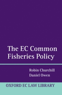 Cover image: The EC Common Fisheries Policy 9780199275847