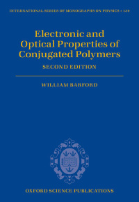 Cover image: Electronic and Optical Properties of Conjugated Polymers 2nd edition 9780199677467