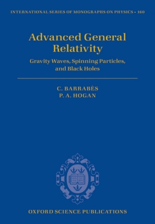 Imagen de portada: Advanced General Relativity 9780199680696