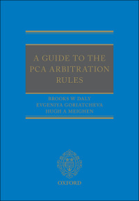 Imagen de portada: A Guide to the PCA Arbitration Rules 9780198801245