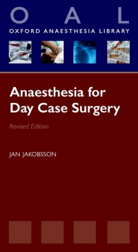 Cover image: Anaesthesia for Day Case Surgery 9780191502385