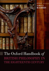 Omslagafbeelding: The Oxford Handbook of British Philosophy in the Eighteenth Century 1st edition 9780199549023