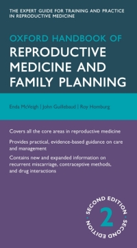 Imagen de portada: Oxford Handbook of Reproductive Medicine and Family Planning 2nd edition 9780191018305