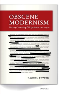 Cover image: Obscene Modernism 9780199680986