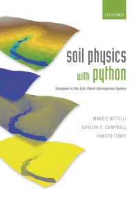 صورة الغلاف: Soil Physics with Python 9780198854791