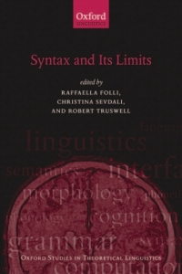 صورة الغلاف: Syntax and its Limits 1st edition 9780199683246