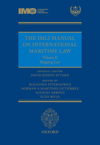 Cover image: The IMLI Manual on International Maritime Law Volume II Shipping Law 1st edition 9780199683932