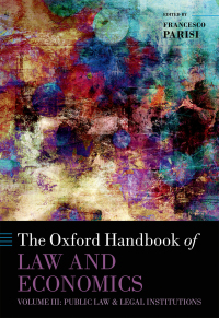 Cover image: The Oxford Handbook of Law and Economics 1st edition 9780199684250