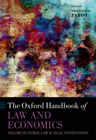 Imagen de portada: The Oxford Handbook of Law and Economics 1st edition 9780199684250