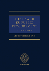 Cover image: The Law of EU Public Procurement 2nd edition 9780199684687