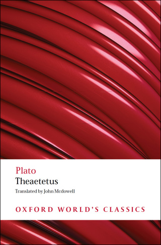 Imagen de portada: Theaetetus 9780199646166