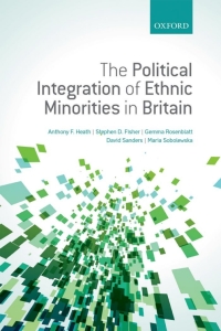 Omslagafbeelding: The Political Integration of Ethnic Minorities in Britain 9780199656639