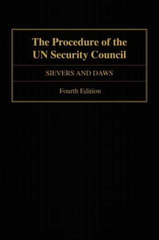 Cover image: The Procedure of the UN Security Council 4th edition 9780199685295