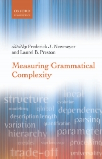 Imagen de portada: Measuring Grammatical Complexity 1st edition 9780199685301