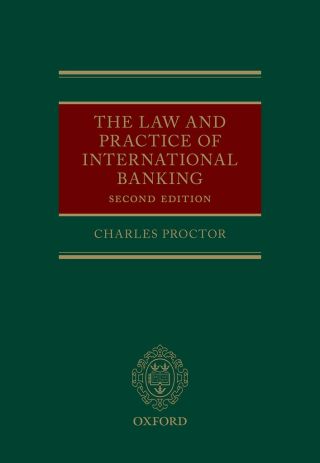 Cover image: The Law and Practice of International Banking 2nd edition 9780199685585