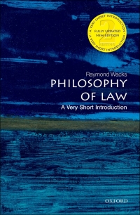 Cover image: Philosophy of Law: A Very Short Introduction 2nd edition 9780199687008