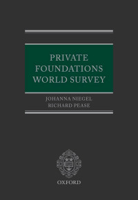 Cover image: Private Foundations World Survey 1st edition 9780199651948