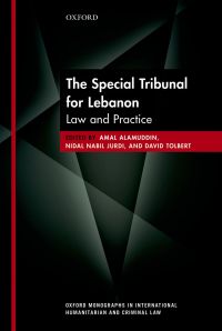 Cover image: The Special Tribunal for Lebanon 1st edition 9780199687459