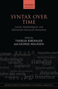 Cover image: Syntax over Time 1st edition 9780199687923