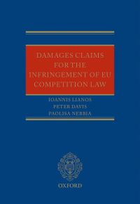 Cover image: Damages Claims for the Infringement of EU Competition Law 1st edition 9780199575183