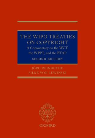Cover image: The WIPO Treaties on Copyright 2nd edition 9780199686940