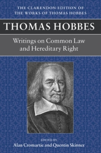 صورة الغلاف: Thomas Hobbes: Writings on Common Law and Hereditary Right 1st edition 9780198237020