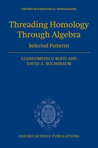 صورة الغلاف: Threading Homology through Algebra 9780198524991