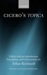 صورة الغلاف: Cicero's Topica 1st edition 9780199263462