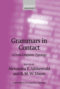 表紙画像: Grammars in Contact 1st edition 9780199207831