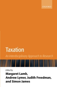 Imagen de portada: Taxation 1st edition 9780199242931