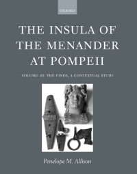 Cover image: The Insula of the Menander at Pompeii 9780199263127
