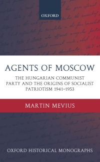 Cover image: Agents of Moscow 9780199274611