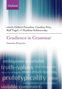 Cover image: Gradience in Grammar 1st edition 9780199274796