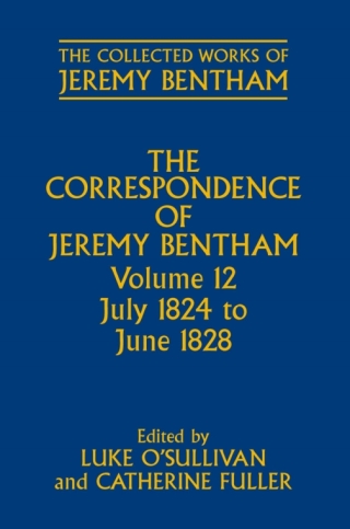 Imagen de portada: The Correspondence of Jeremy Bentham 1st edition 9780199278305