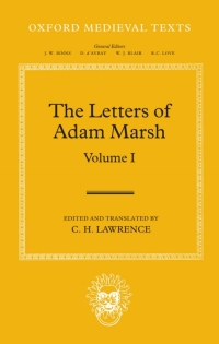 Imagen de portada: The Letters of Adam Marsh 1st edition 9780199281794