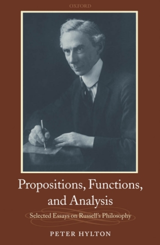 Imagen de portada: Propositions, Functions, and Analysis 9780199543625
