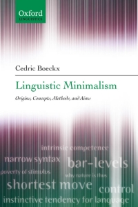 Cover image: Linguistic Minimalism 9780199297573