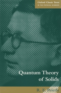 Cover image: Quantum Theory of Solids 9780192670175