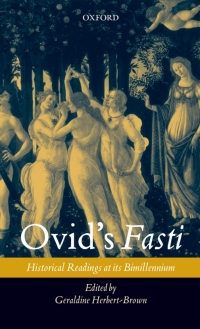 Imagen de portada: Ovid's Fasti 1st edition 9780198154754