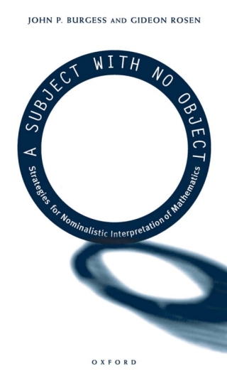 Immagine di copertina: A Subject With No Object 9780198250128