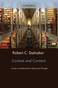 Cover image: Context and Content 9780198237082