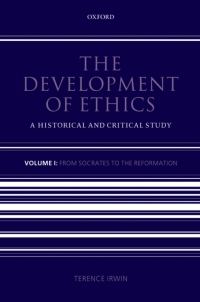 Cover image: The Development of Ethics: Volume 1 9780198242673